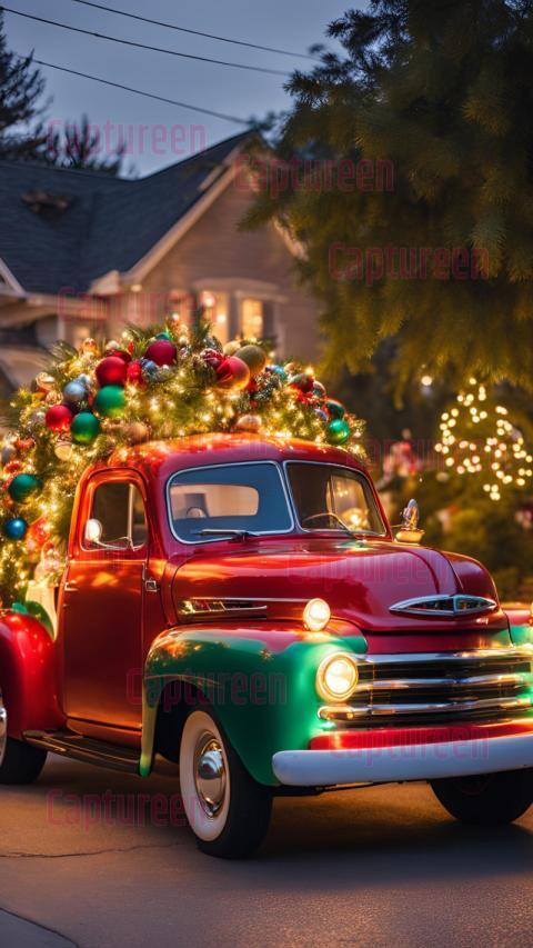 Truck Christmas Decor to Brighten Your Home