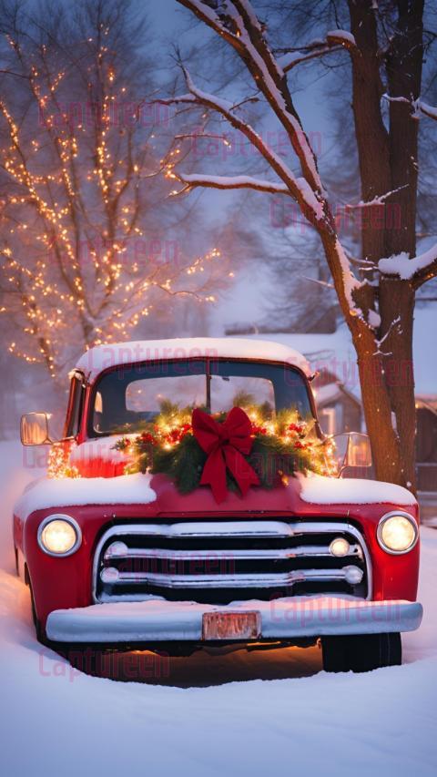 Truck Christmas Decor for Seasonal Celebrations