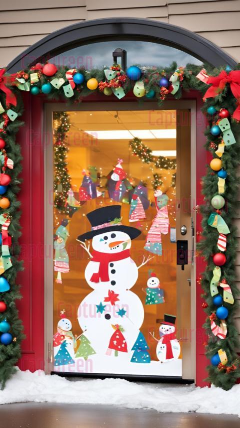 Christmas Door Decorations for Preschool Fun and Festive Ideas