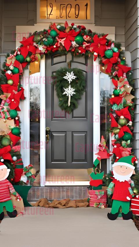 Creative Christmas Door Decorations for Preschool Classrooms