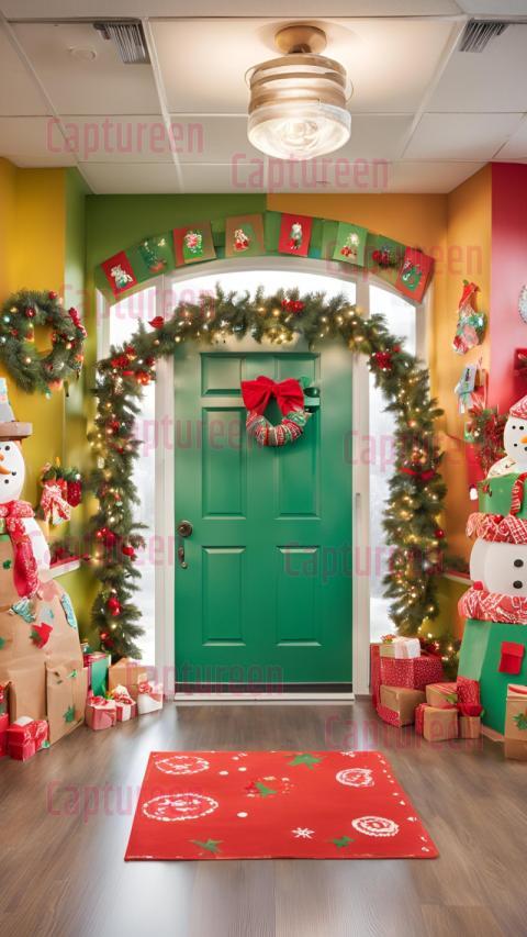 Unique Themes for Christmas Door Decorations for Preschool