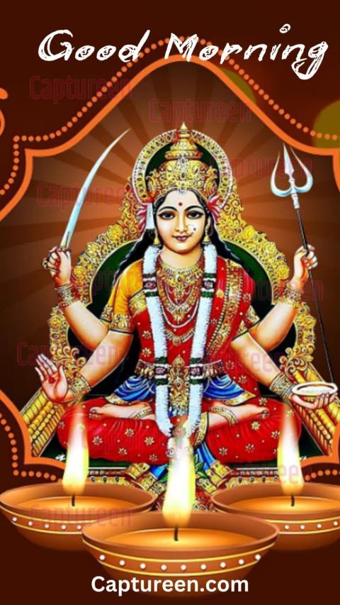 Santoshi Mata good morning images peace