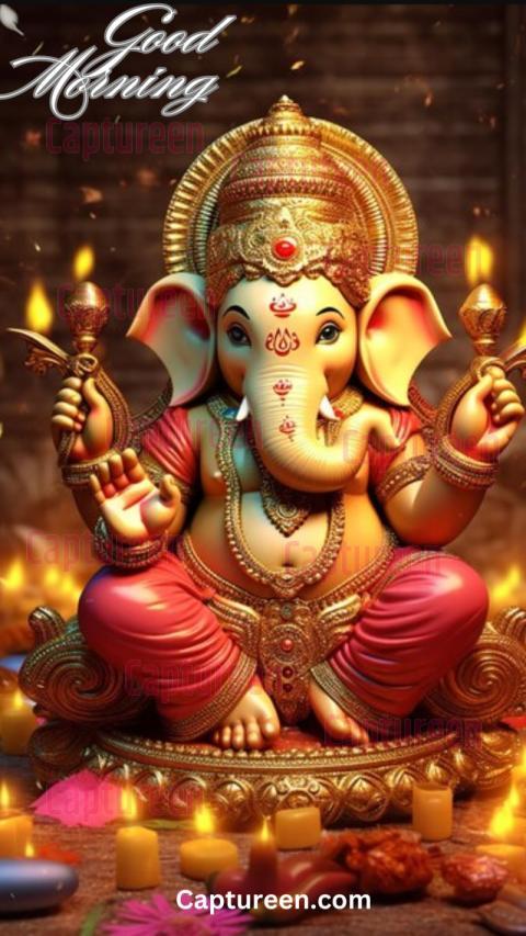 Ganpati Images Good Morning Greetings