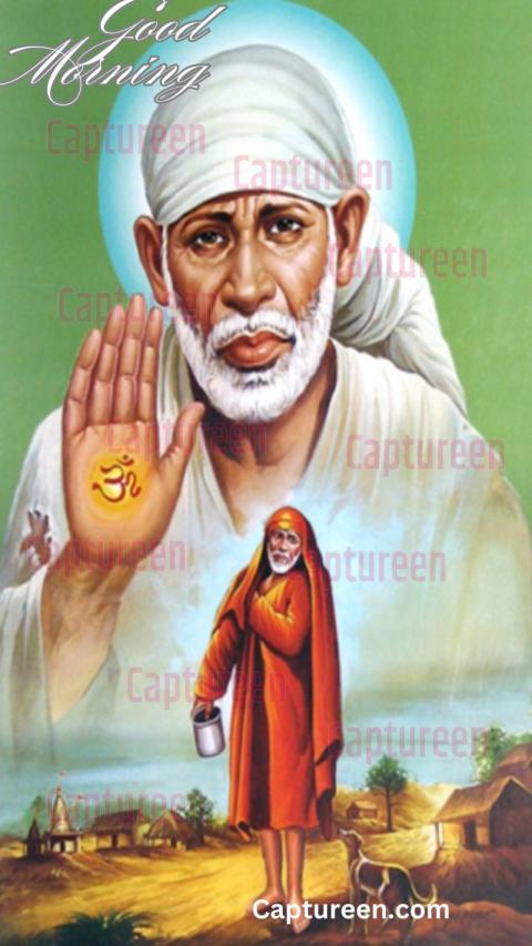 good morning images of sai baba