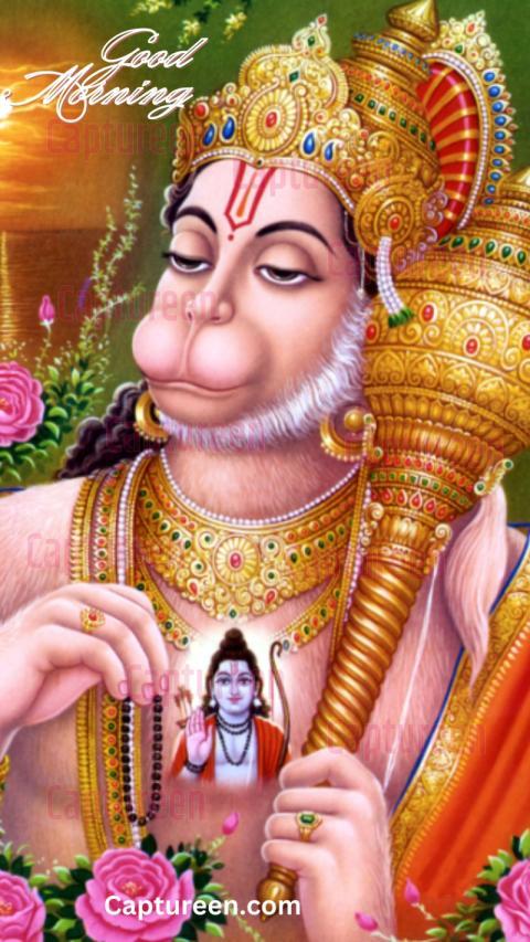 good morning image hanuman ji