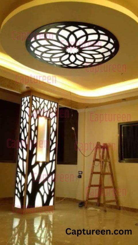 mdf jali design with light