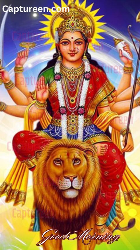 durga devi good morning images