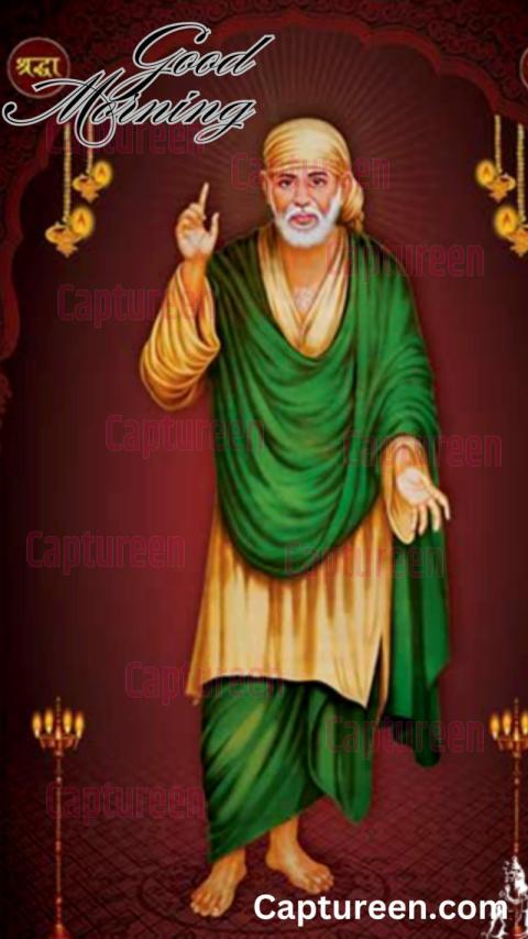 shirdi sai baba good morning images