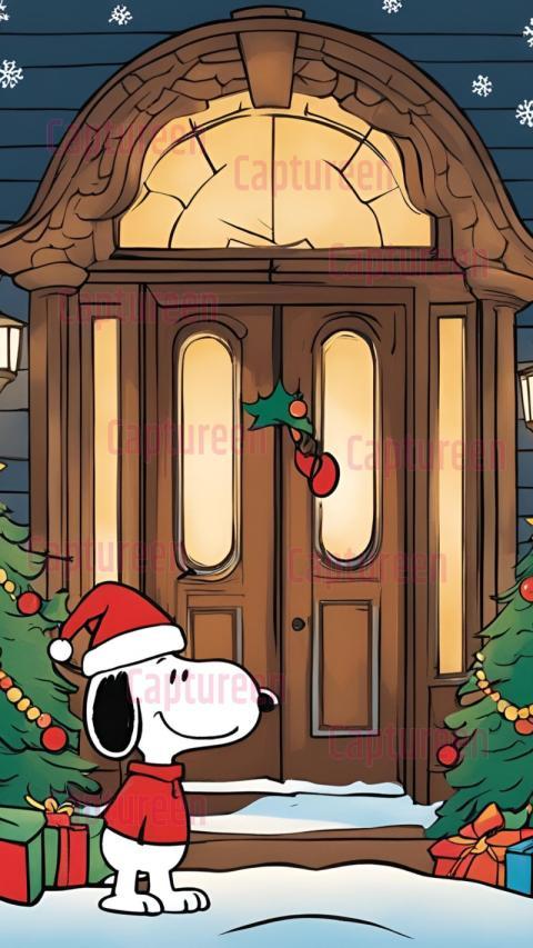 Christmas Snoopy Door Decorations  Adorable Festive Designs