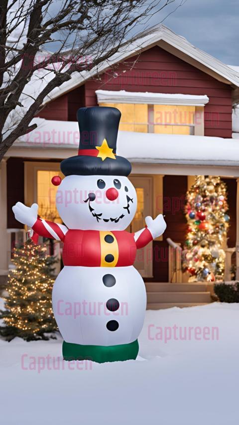 Funny Christmas Inflatable Yard Decorations  Festive Comedy Ideas