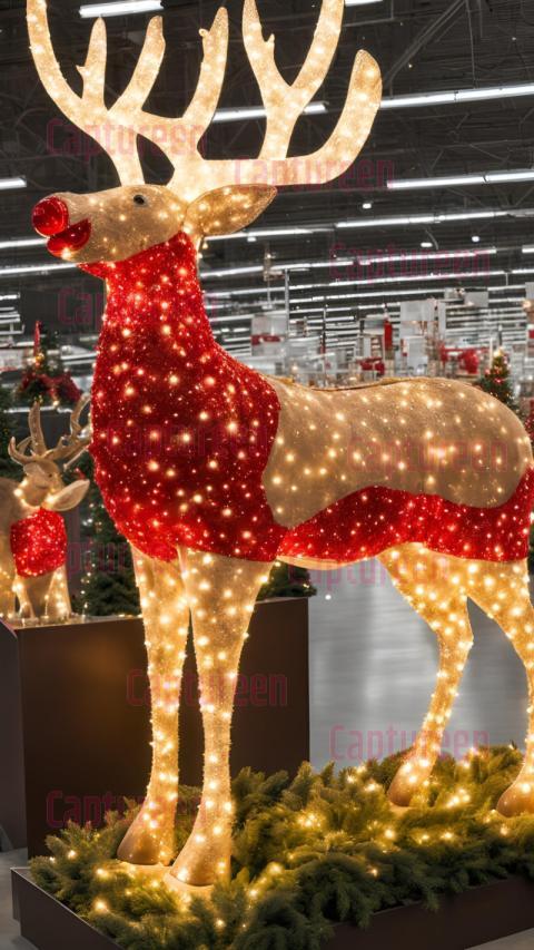 Lighted Reindeer Costco  Illuminated Holiday Charm