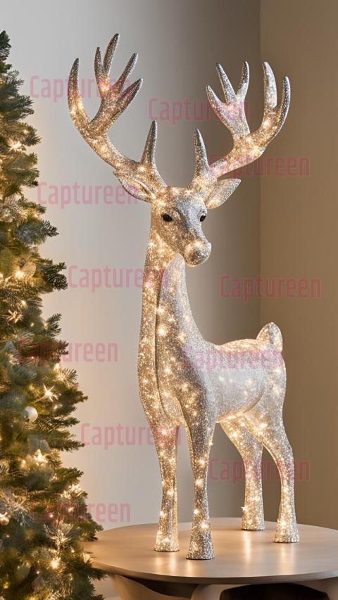 Lighted Reindeer Costco  Sparkling Seasonal Decor