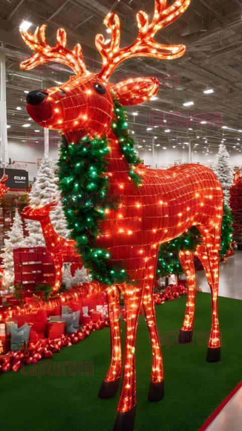 Lighted Reindeer Costco  Elegant Holiday Displays