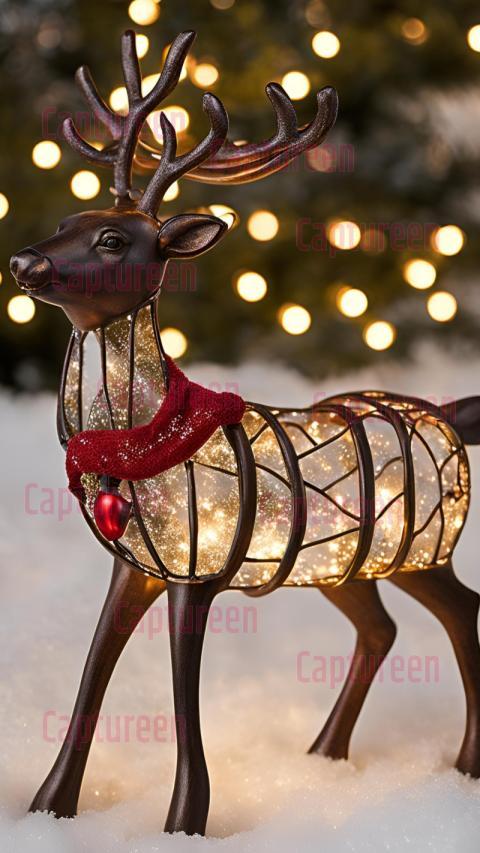 Lighted Reindeer Costco  Illuminated Holiday Charm