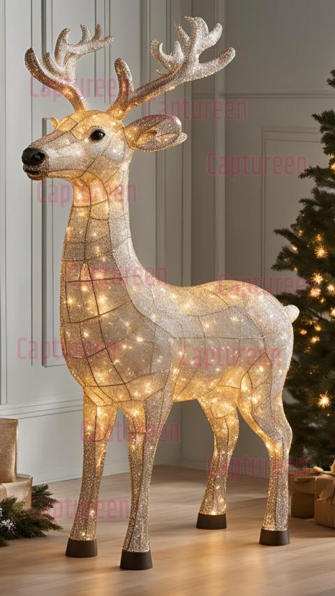 Lighted Reindeer Costco  Sparkling Seasonal Decor