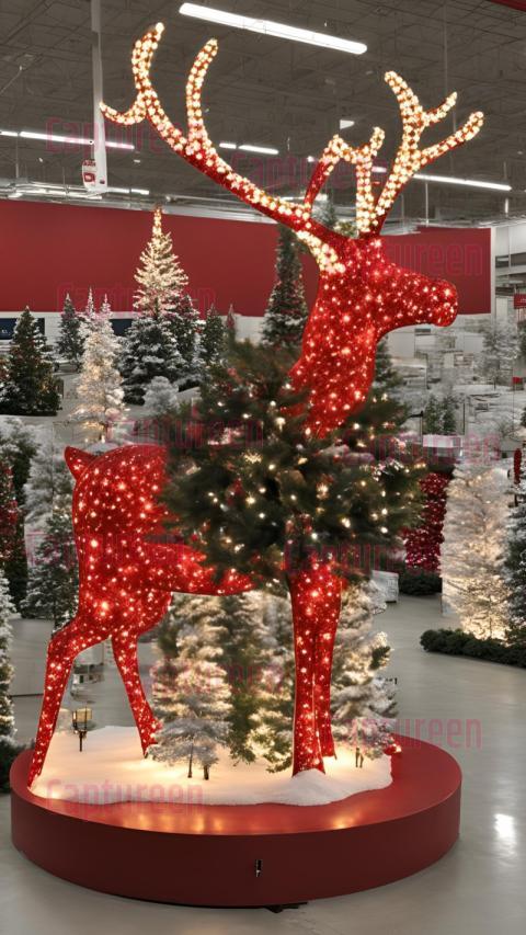 Lighted Reindeer Costco  Elegant Holiday Displays