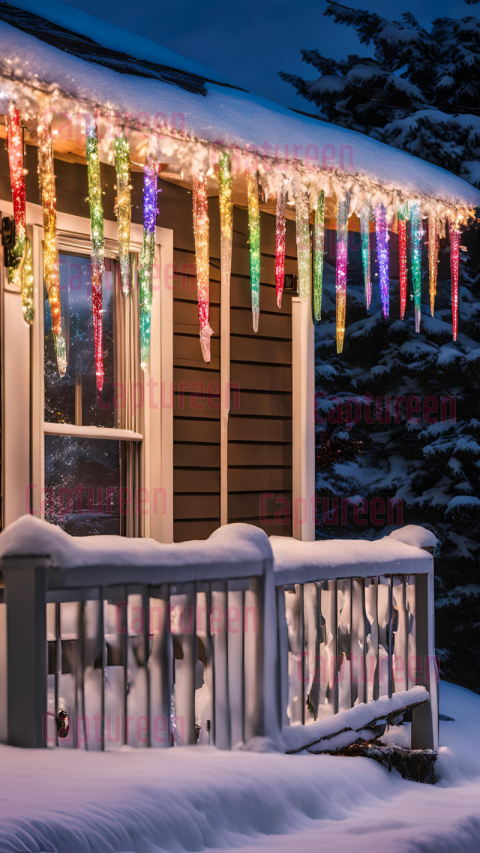 Menards Icicle Lights  Festive Outdoor Lighting