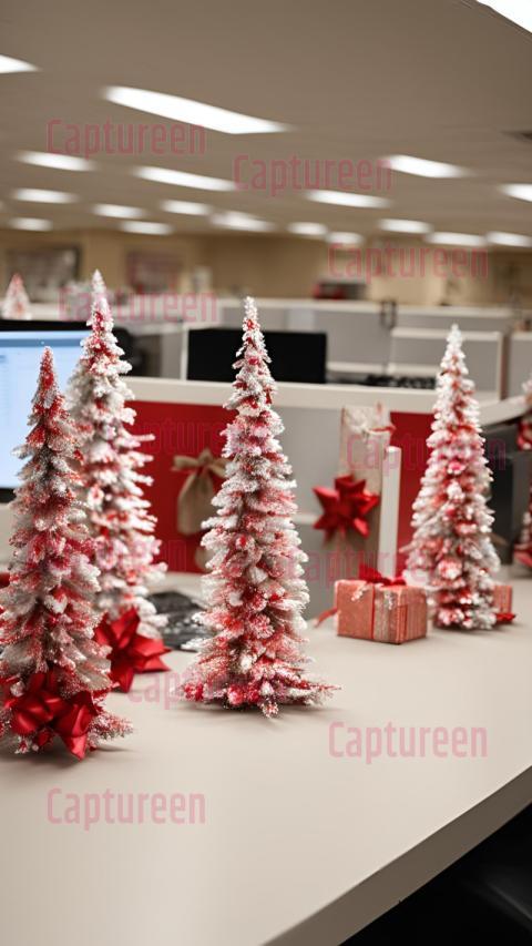 Simple and Fun DIY Cubicle Christmas Decorations Ideas