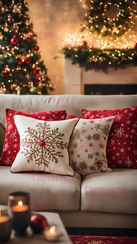 Luxury Christmas Decorative Pillow Covers for the Season