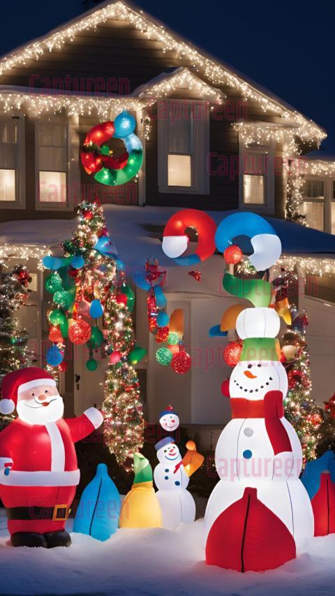 Inflatable Lowes Christmas Blow Ups for Holiday Cheer