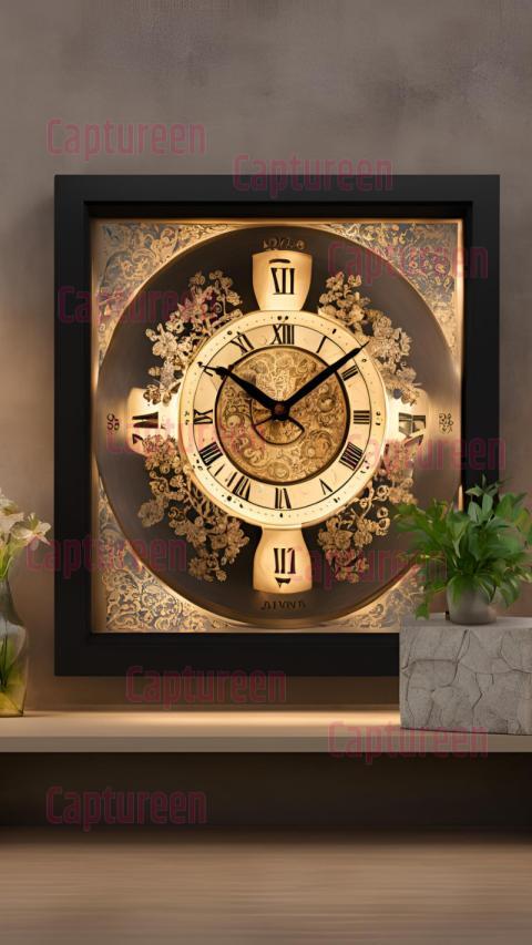 Ajanta Digital Wall Clock with Photo Design Ideas