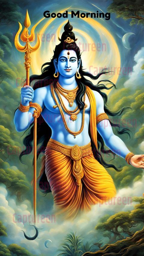 Good Morning Shiv Ji Images with Inspirational Quotes