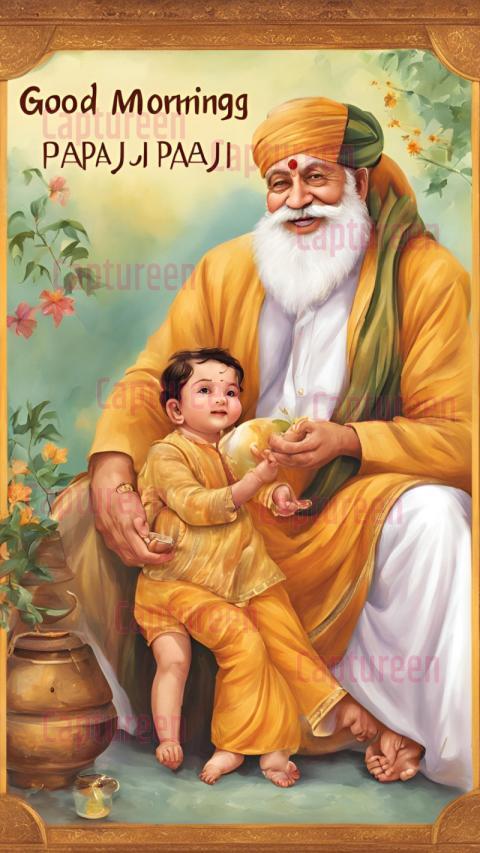 Good Morning Papa Ji Images with Heartfelt Wishes