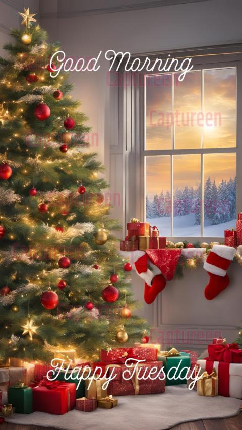 Good Morning Tuesday Christmas Images Wishes