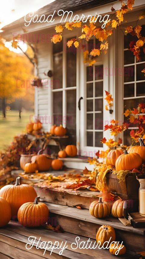 Good Morning Happy Saturday Fall Images Download