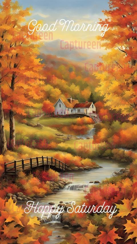 Good Morning Happy Saturday Fall Images Greetings