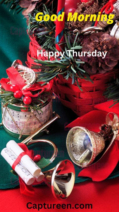 Good Morning Happy Thursday Christmas Images for Festive Cheer