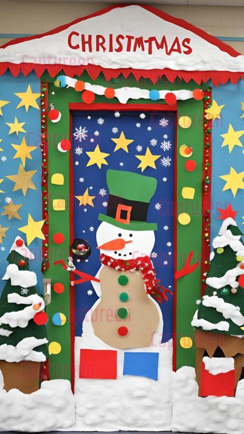 Unique Classroom Christmas Door Decorating Contest Ideas Inspired by Movies