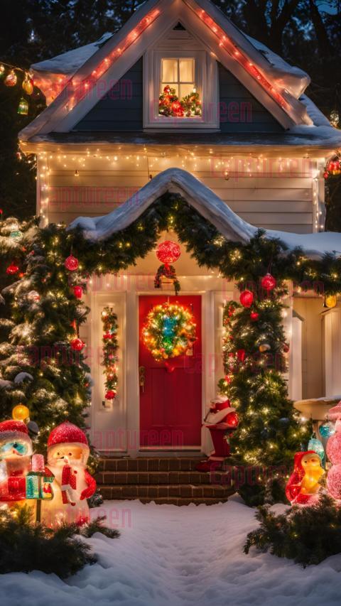 Timeless Vintage Plastic Outdoor Christmas Decorations with Festive Cheer