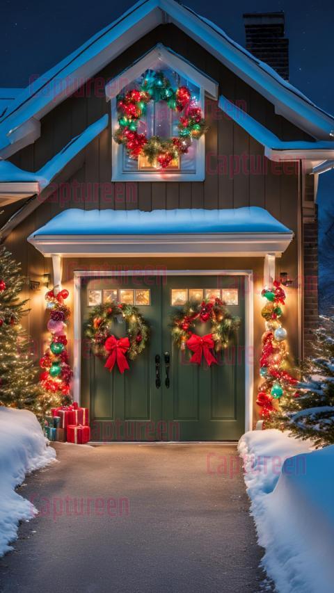 Colorful Christmas Decorations for Garage Doors to Brighten Your Home