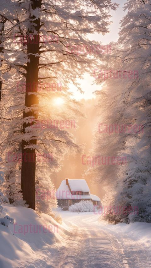 Creative Good Morning Christmas Images Featuring Winter Scenes