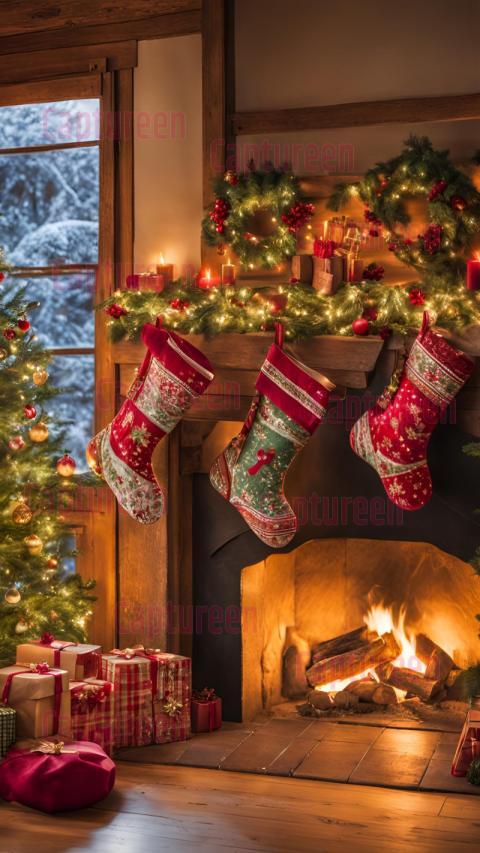 Beautiful Christmas Stocking Images Pictures Featuring Seasonal Patterns