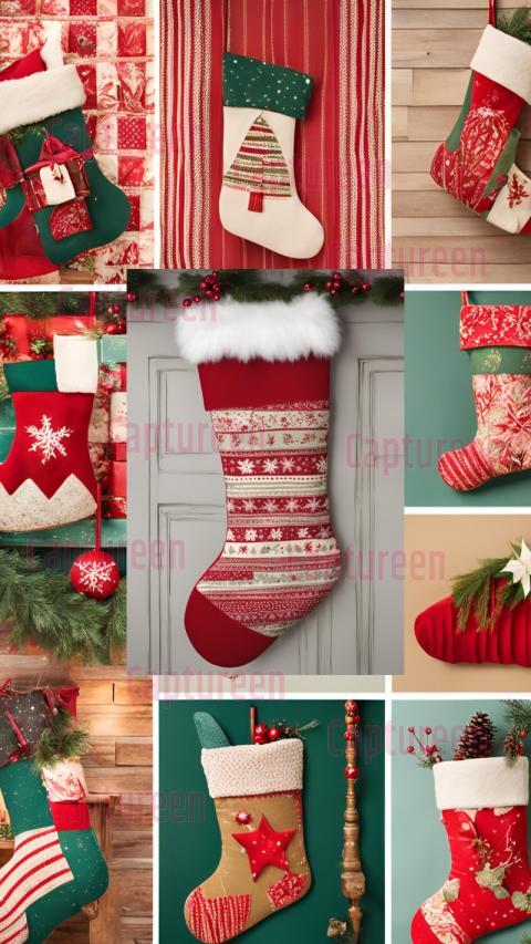 Whimsical Christmas Stocking Images Pictures for a Joyful Celebration