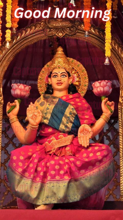 Beautiful Good Morning Lakshmi Images HD for Prosperity and Peace