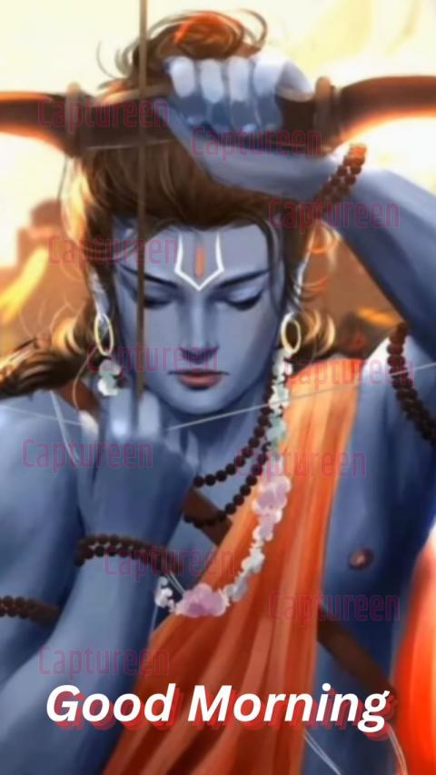 Ram Navami Good Morning Image with Lord Ram’s Graceful Presence