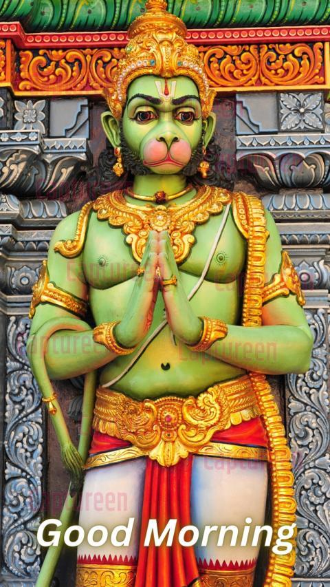 Good Morning Jai Hanuman Image to Empower Your Day