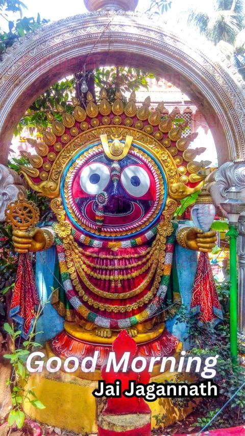 Divine Good Morning Jai Jagannath Image for a Blessed Day