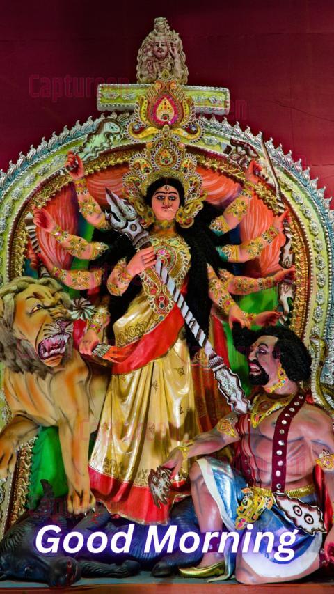 Beautiful Durga Devi Good Morning Images to Start Your Day Positively