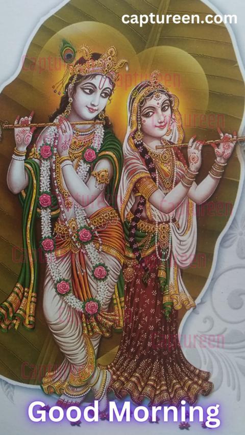 Good Morning Radha Krishna Love Images Wishes