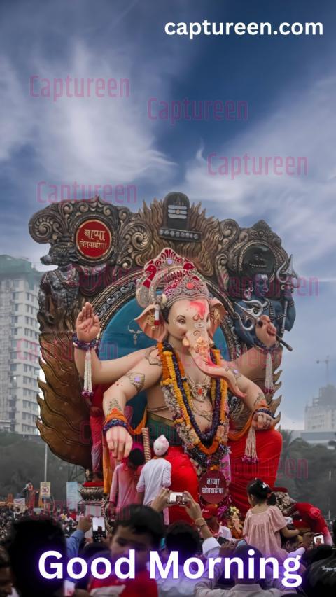 Good Morning Images with Ganesh Ji Wishes