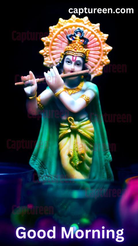 Shree Krishna Good Morning Image Blessings