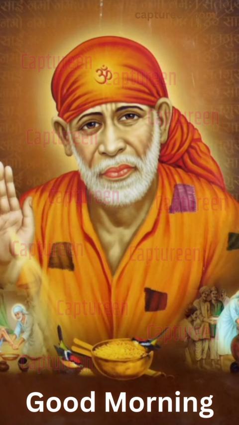 Good Morning Sai Baba Images with Quotes Blessings