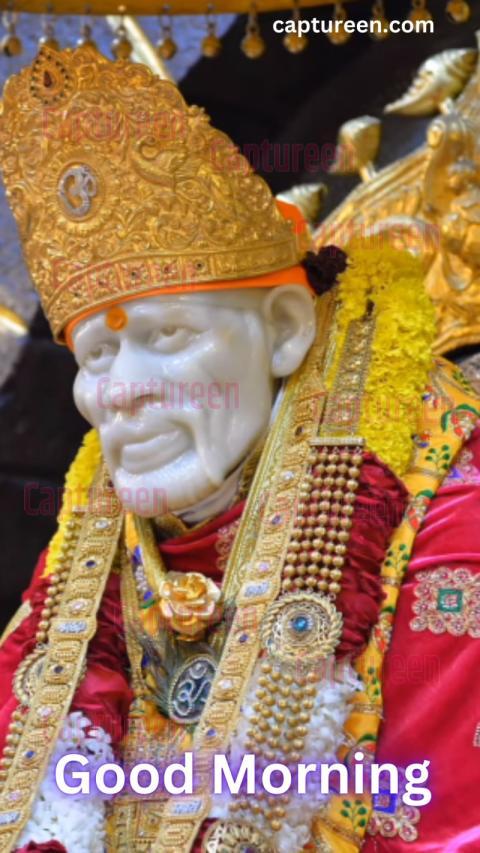 Good Morning Sai Baba Images with Quotes Greetings