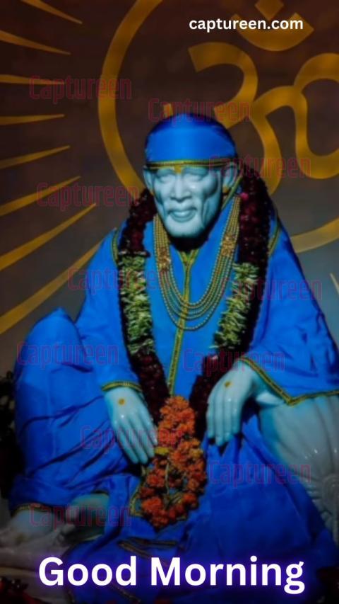 Good Morning Sai Baba Images Telugu Blessings