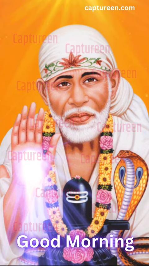 Good Morning Sai Baba Images Telugu Greetings