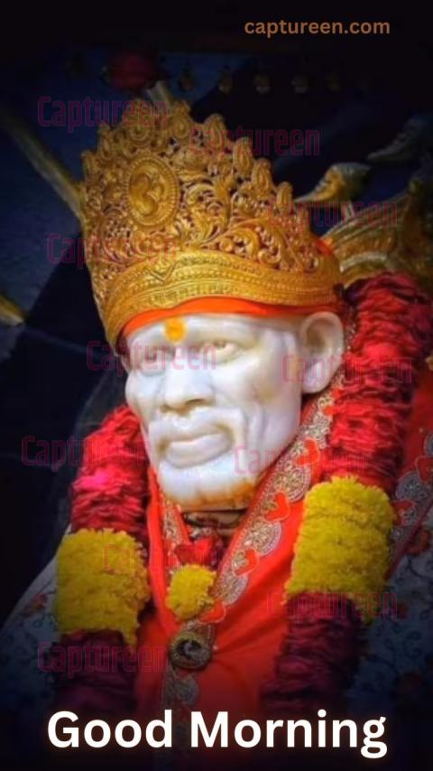 Good Morning Sai Baba Images Telugu Wishes